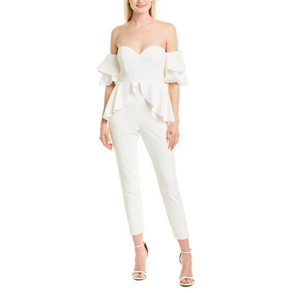 Fame and Partners Jumpsuit off white - Picture 1 of 12